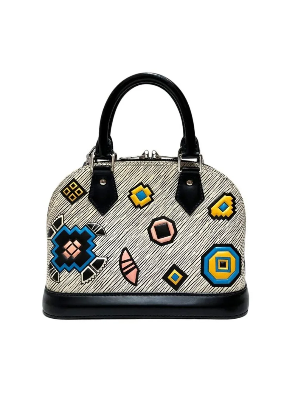 Louis Vuitton Alma BB Epi Handbag Leather